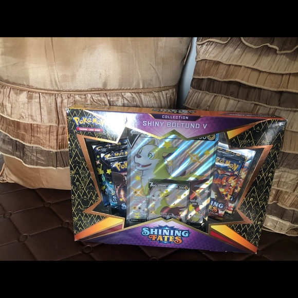 Pokémon TCG Shining Fates Product Review: Shiny Bolton V Tin Pokémon TCG Shining Fate Shiny Boltund V
